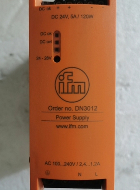 议价易福们ifm电源DN3012，DC24，5A/120W成色实