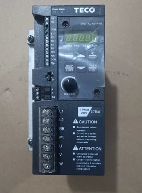 议价东元变频器750w，型号S310-201-H1BCDC，22