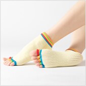 甲沟炎专用袜子瑜伽袜子露趾专业点胶防滑女士瑜珈五指袜分趾袜一