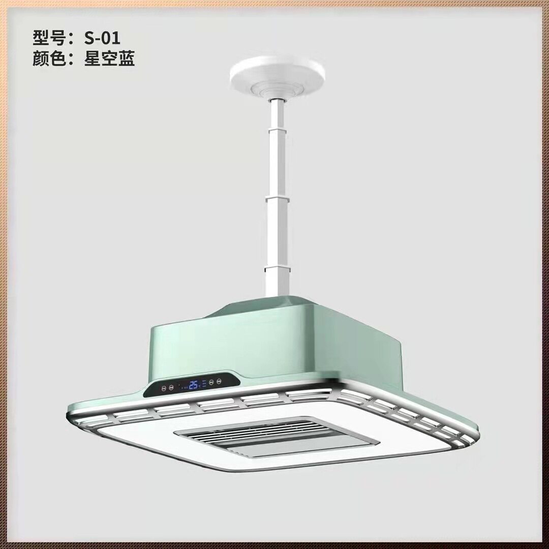 麻将机棋牌室吸烟灯空气净化器升降吊灯直排茶楼馆桌排烟抽烟