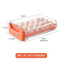 The egg storage box is a food-grade drawer-style container for storing duck eggs in the refrigerator. It features a creative and cute double-layer design for kitchen organization and preservation thumbnail 2