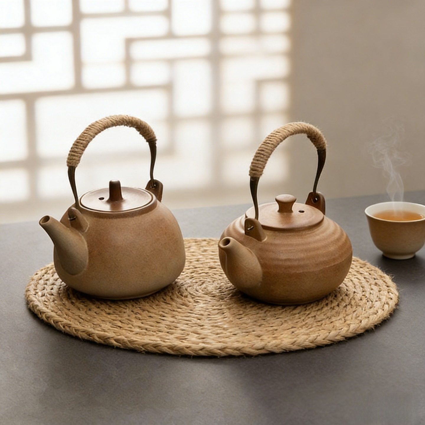 粗陶仿古围炉煮茶壶陶瓷家用烧水电陶壶温茶壶泡茶器功夫茶具茶炭