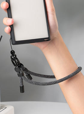 DEVILCASE手机壳双钩可调手绳单钩手腕绳短款防丢防摔手机链挂绳