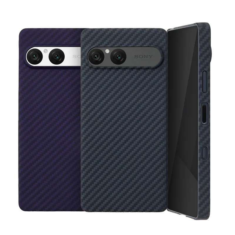 日本Deff适用SONY索尼Xperia10VII官方授权超薄芳纶凯夫拉全包手机壳XQ-FE72碳纤维纹保护套x10m7防摔壳马克