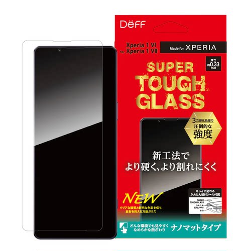 Xperia1VIII/1VII/1VI磨砂钢化膜