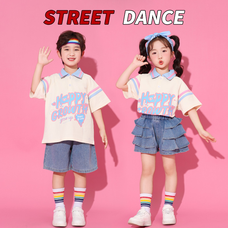 六一儿童啦啦队演出服幼儿园小学生合唱毕业照表演服装运动会班服