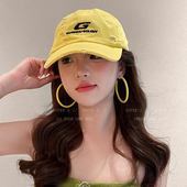 明星同款 彩色圈圈耳环女多巴胺耳圈大圈夸张设计感耳夹小众耳饰