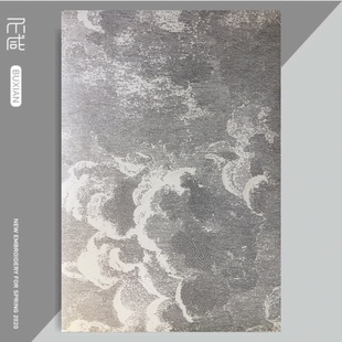 咸止|乌云包书皮纸银色珠光高级质感男生礼物包装纸手帐背景素材