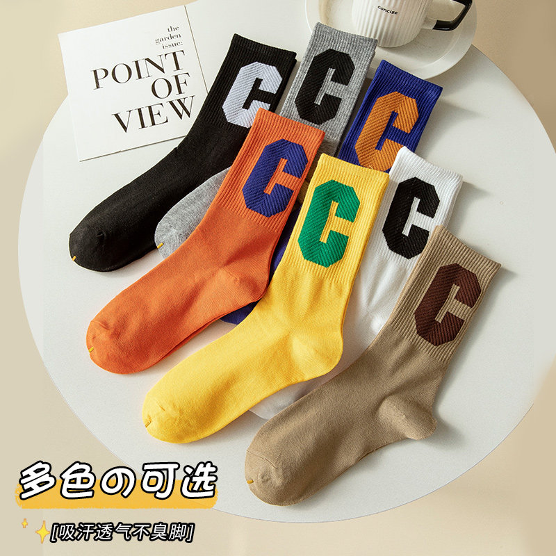 상어 바지 양말 여성 봄 가을 스타킹 인스타 트렌디 인터넷 연예인 블랙 아우터 긴 튜브 스포츠 종아리 중반 양말 가을 겨울