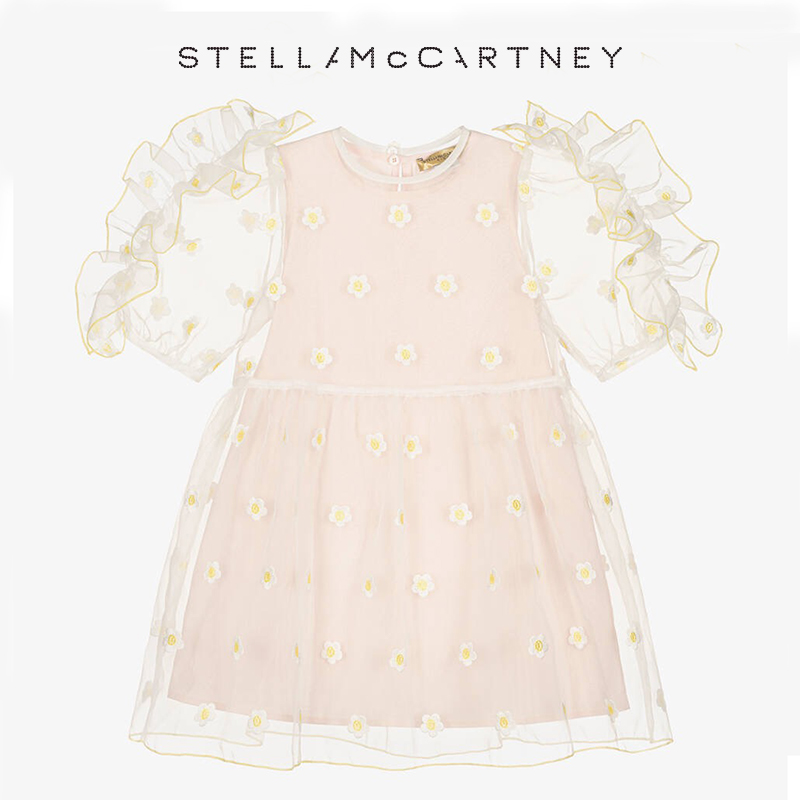 【限时6折】Stella McCartney Kids童装春夏新款公主连衣裙两件式