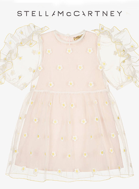 【限时6折】Stella McCartney Kids童装春夏新款公主连衣裙两件式