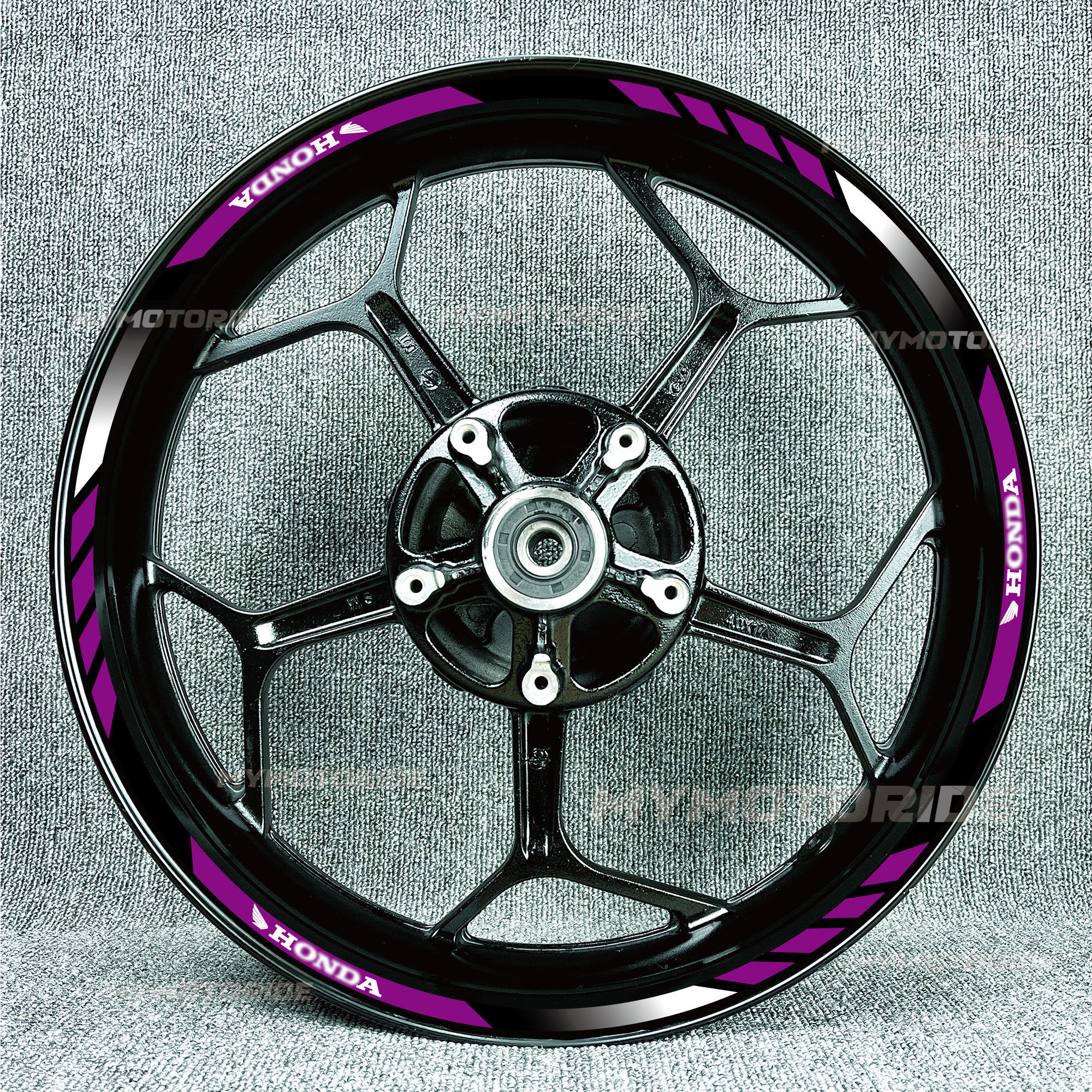 适用本田CB400X CB400F轮毂贴轮胎贴反光字母贴减震贴纸车贴改装