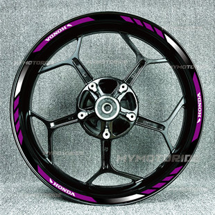 适用本田CB400X CB400F轮毂贴轮胎贴反光字母贴减震贴纸车贴改装