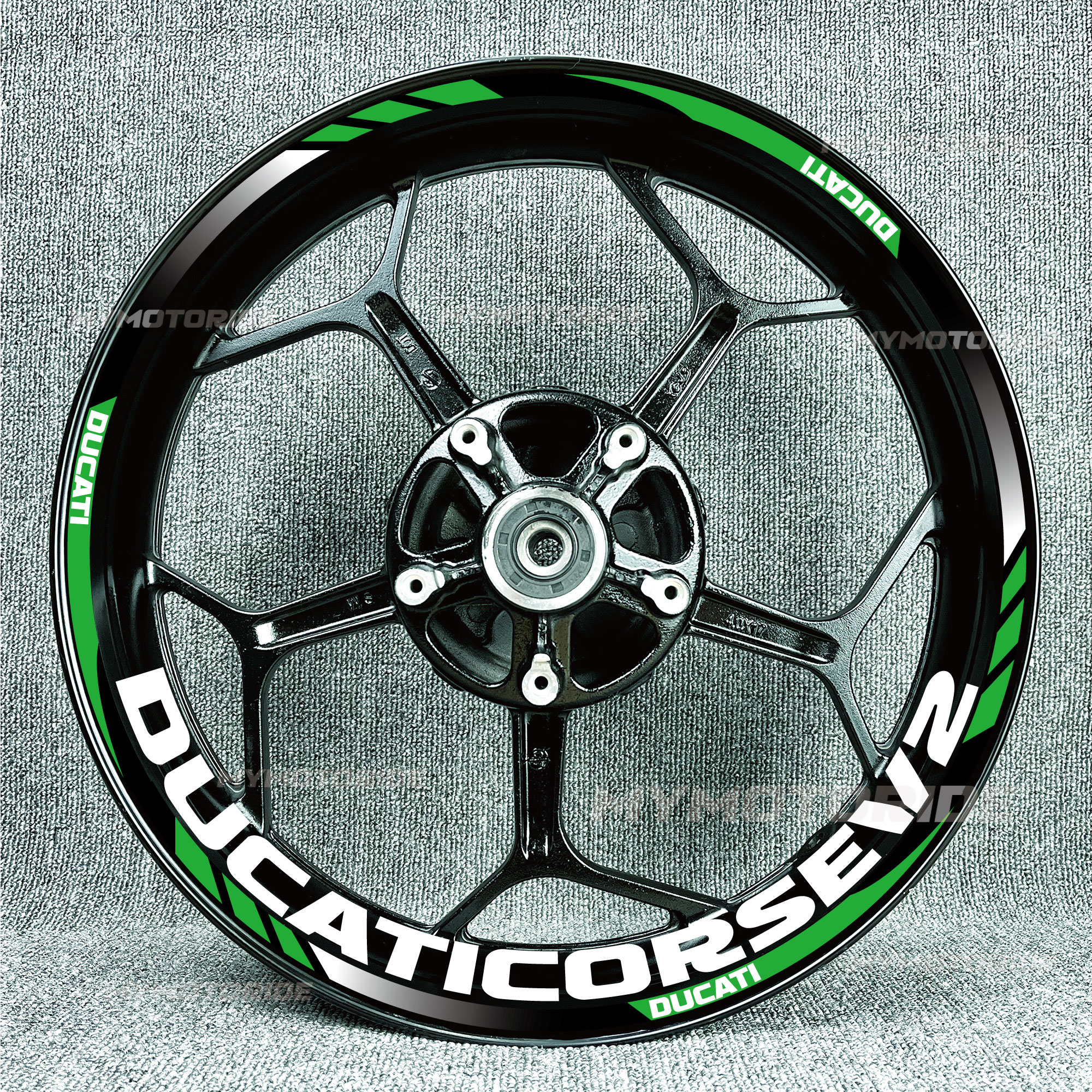 适用杜卡迪轮毂贴怪兽V21299 797 821 939 V2V4 轮圈车圈钢圈贴花