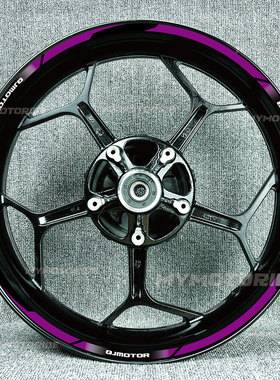 适用于钱江赛700600RS600550S450追轮毂贴轮圈贴反光贴纸防水贴花