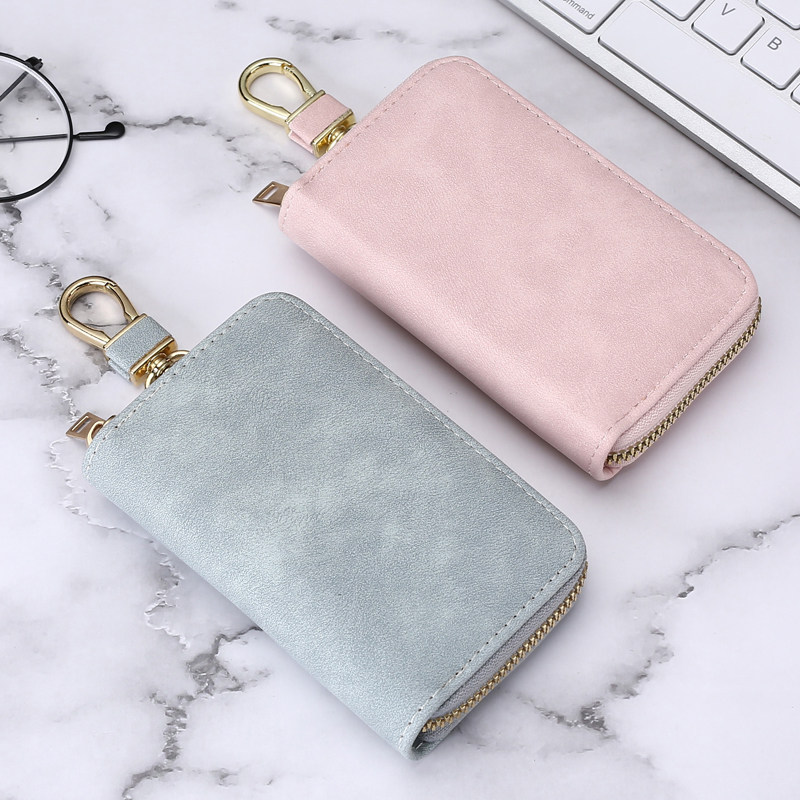 欧美轻奢拉链迷你钥匙包女式腰挂多功能家用小包大容量锁匙包男士,箱包皮具/热销女包/男包,钥匙包,淘宝优惠券,粉丝福利购,淘宝优惠卷