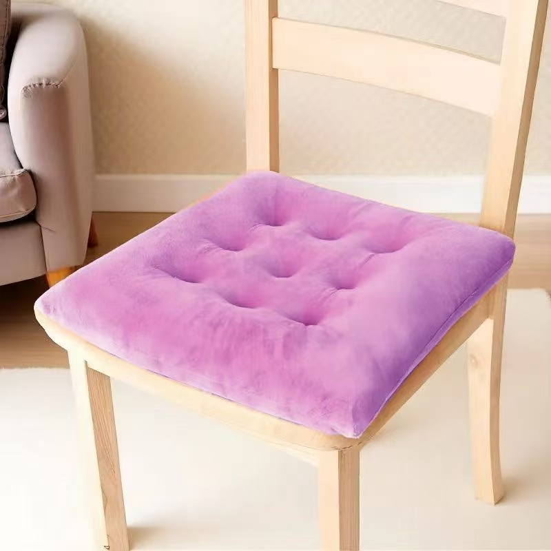 加厚坐垫餐椅垫双面可用椅子椅垫办公室座垫学生方形秋冬凳子垫