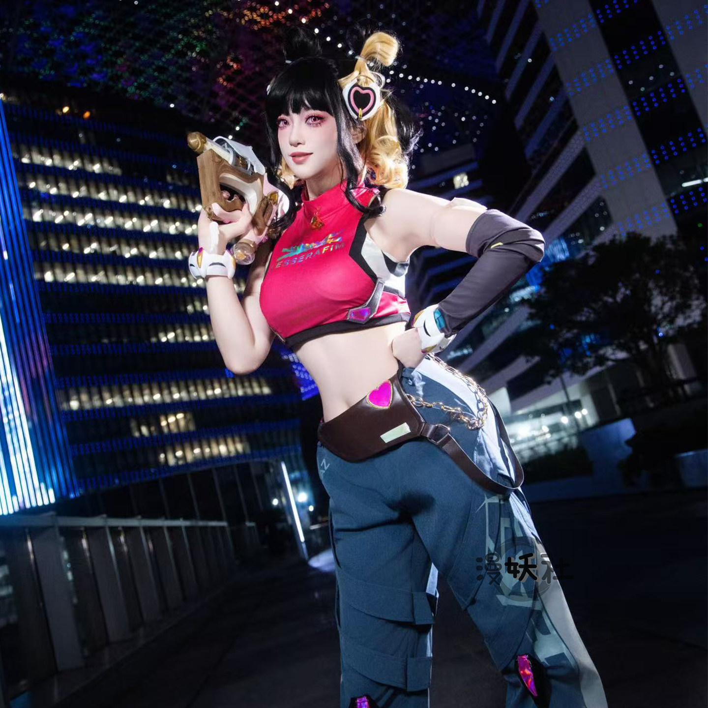 漫妖社现货 守望先锋 女团朱诺cos服 ow联动女团cosplay服装 - 实物图
