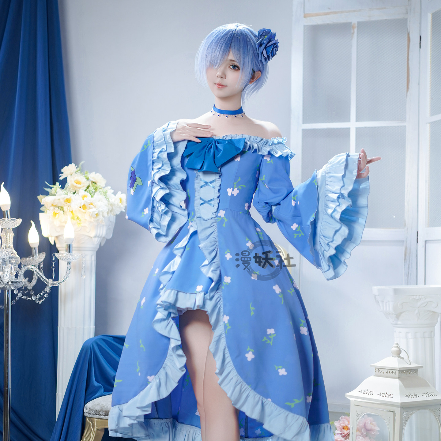 漫妖社 RE0从零开始的异世界生活 咖啡联动 蕾姆cosplay服装