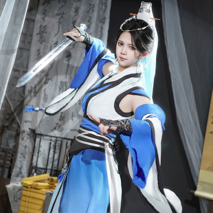 漫妖社现货 剑三怀雪道姑cos服怀雪沐雪入门校服纯阳cosplay服装