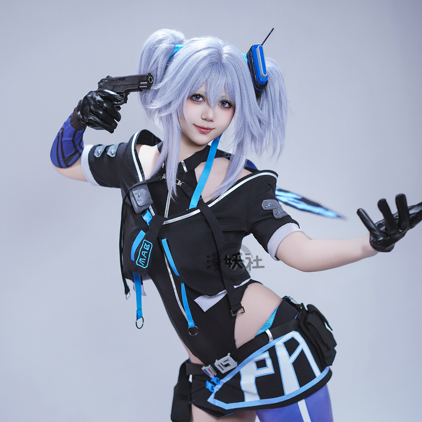 漫妖社尾款 少女前线cos PA15 默认皮肤 少前1芙洛伦cosplay服装