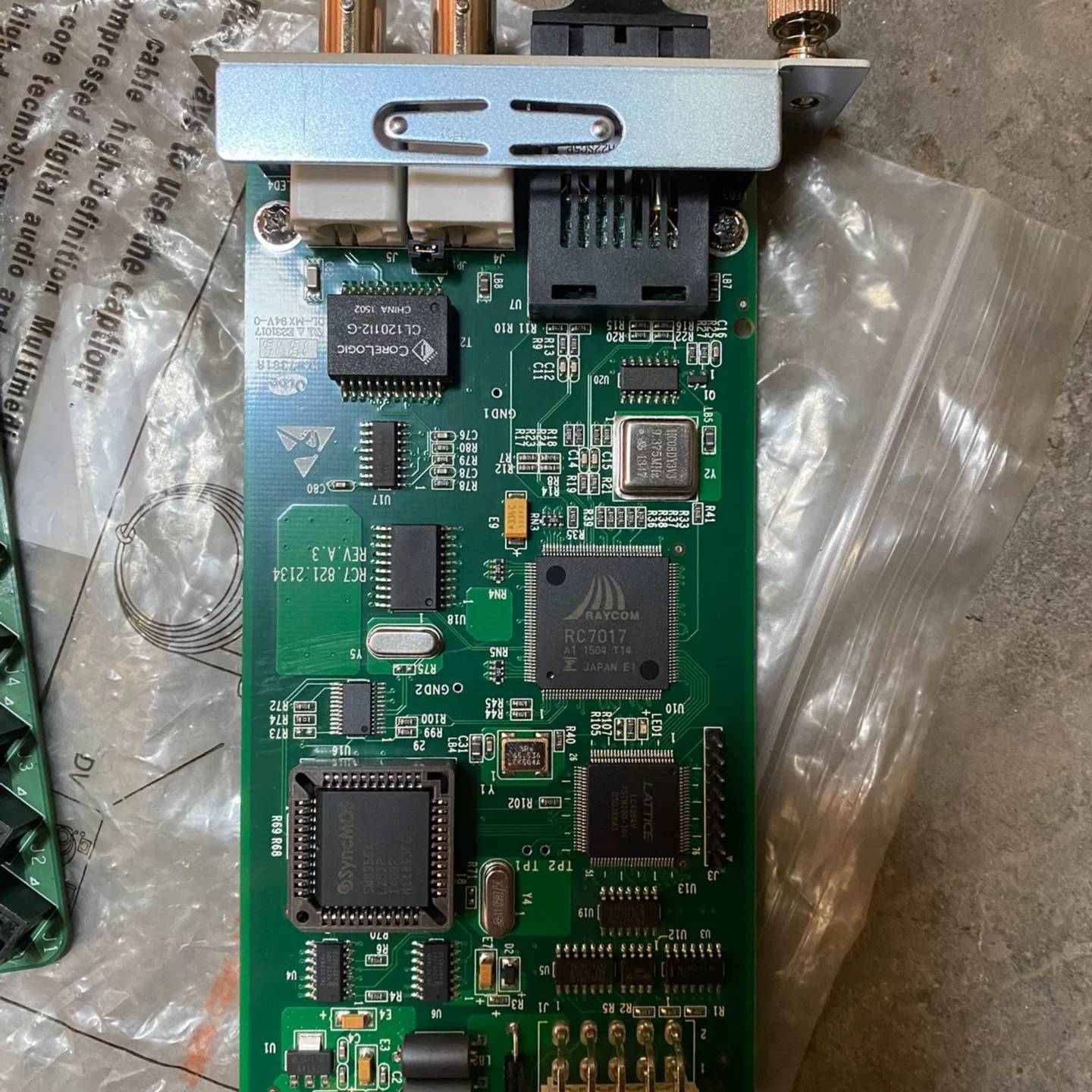 可维修瑞斯康达光端机RC832-30-S1单路一张成色见图实物议价