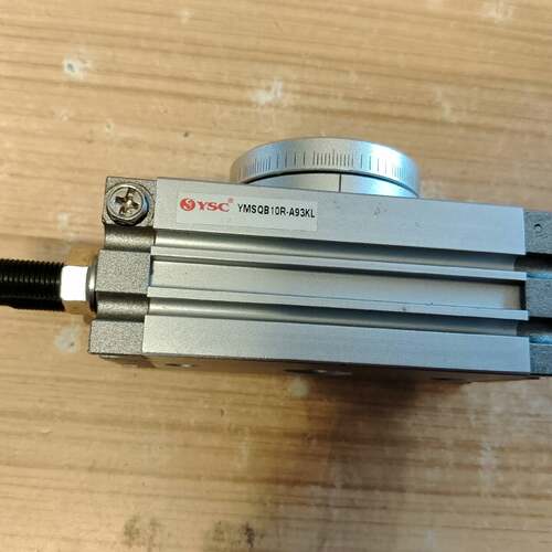 可维修带缓冲旋转气缸YMSQB10RA93KL，磁性开关没了，议价