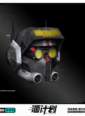 克隆人Bad Batch成员Tech头盔道具3D打印模型图纸白模定制STL文件