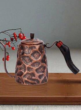 Pour over Coffee Kettle Copper Drip Stovetop Tea Pot for