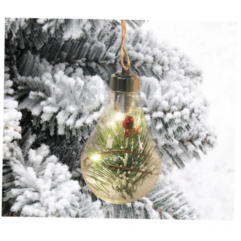 Christmas Tree Decor Fairy Lights Transparent LED Luminous N