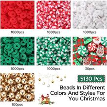 Clay Beads Christmas Bracelet Making Kit For Toys Girls Gift