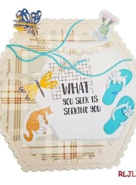 Garland Light bulb String Flip Flops Metal Cutting Dies DIY