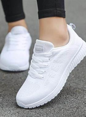 Gym Shoes Women Fashion for Walking plus size Sneakers White