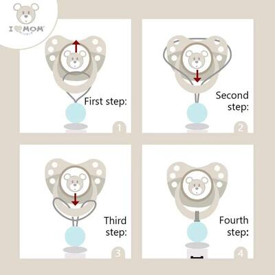 Chain Children Dummy Clips Baby Teether Toys Straps Crochet