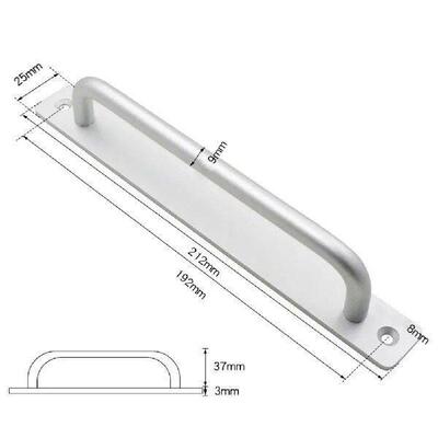 Window Cabinet Drawer Handles Self-adhesive Door Wardrobe