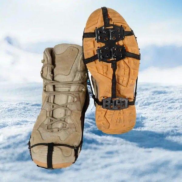Crampons For Hiking Boots Traction Ice Cleats Anti-Skid 24