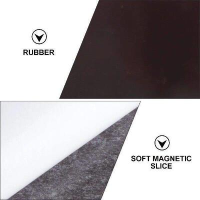Peel and Stick Magnet Sheet Flexible Black Sheets Easy to