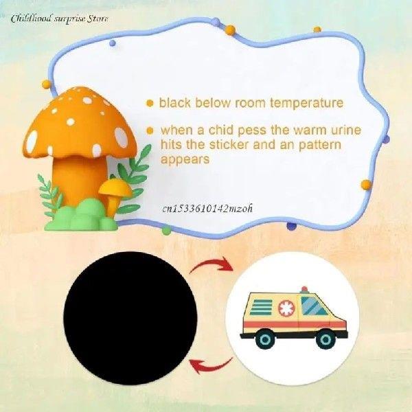 Reusable Potty Targets Color Changing Pee Targets Potty