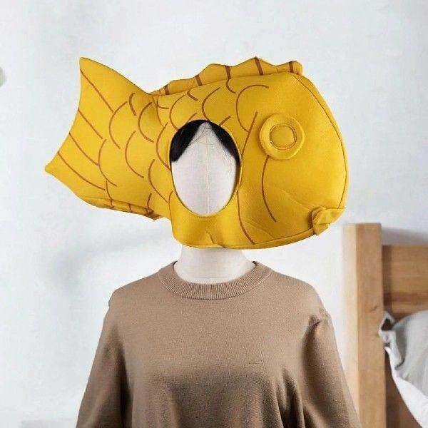 Cute Snapper Headwear Hat Novelty Fish Shape Cap for