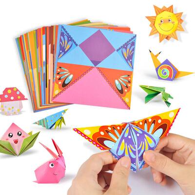 54 Pages Montessori Toys DIY Kids Craft Toy 3D Cartoon