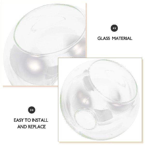 Vintage Decor Glass Cover Chandelier Lamp Shade Pendant