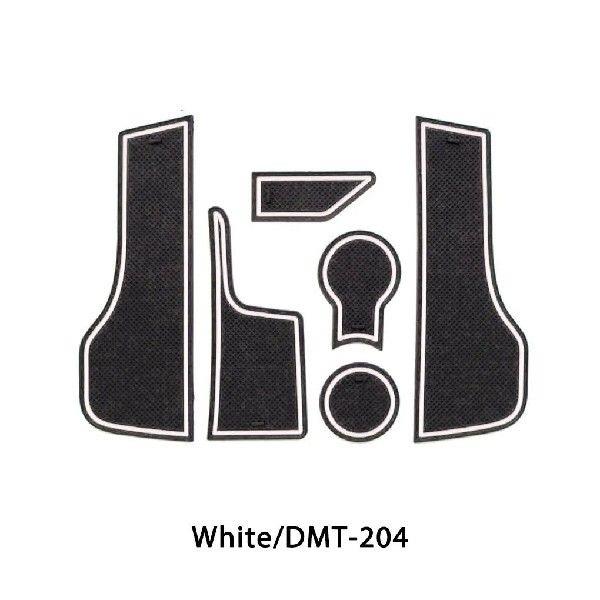 5 Pieces Gate Slot Cup Mat Silicone Automobile Coaster Pad