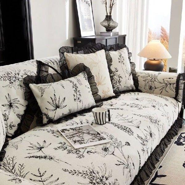 New French Style Luxury Sofa Cushion Non Slip Sofa Cover