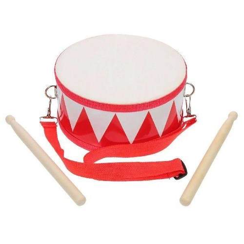 8 Inch White Kids Snare Drum Music Childrens Percussion
