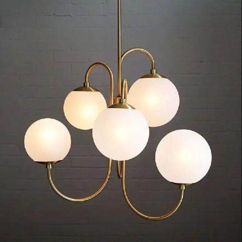 Designer Milk White glass Pendant lights Modern Dining Room