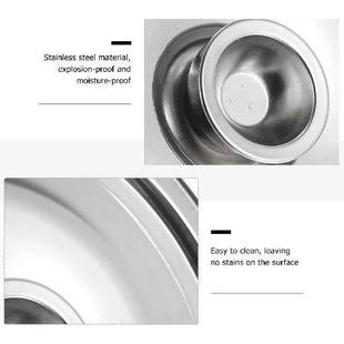 Steel Cylinder Head Bowl Pan Stainless Wok Universal Cover