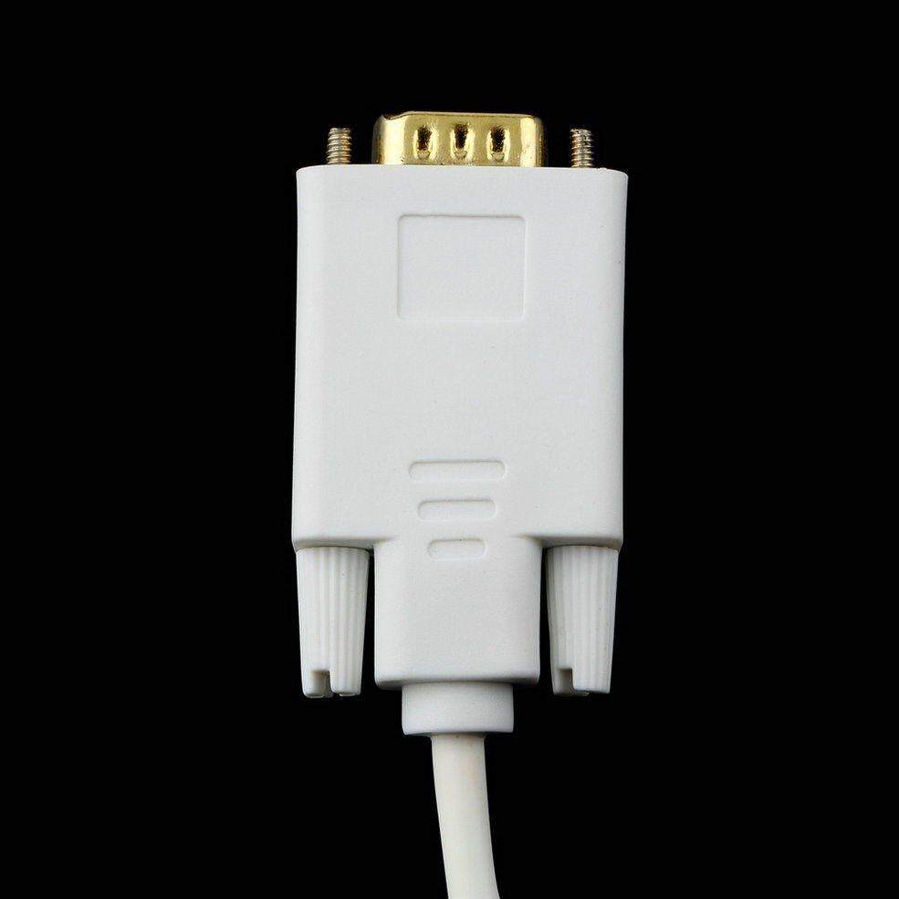 1.8米迷你显示端口DP到VGA公电缆适配器