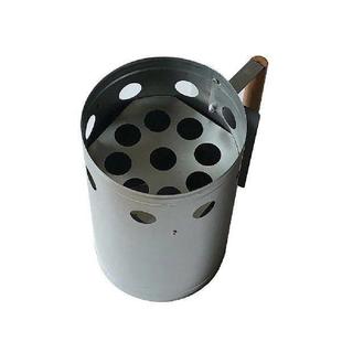 Charcoal Chimney Starter W/Handle Rapid Fire Briquette