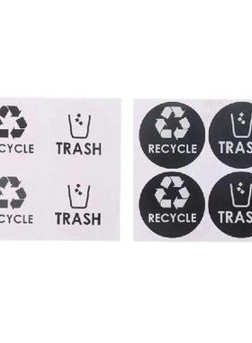Recycle Trash Symbol Vinyl Lettering Decals Sticker For