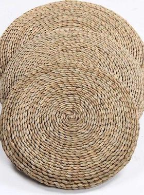 Bed Pillows Worship Cushion Hand-woven Straw Weaving Yoga